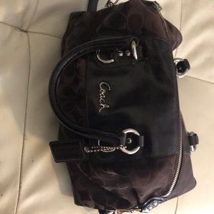 Coach handbag - satchel coverts to shoulder bag.